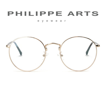 필립아츠 명품 안경테 1879-C4 심플한 동글이 안경
