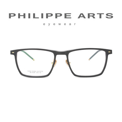 필립아츠 안경테 SE6055-C1 고급진 사각 뿔테 안경