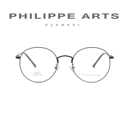 필립아츠 명품 안경테 88092-C1 가볍고 얇은 동글이 메탈테 남자 여자 패션 안경