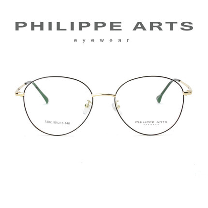필립아츠 안경테 7282-C14 스테인레스 얇은 가벼운 안경 패션 남자 여자