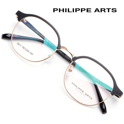 필립아츠 안경테 5611-C49 가벼운 하금테 패션 안경