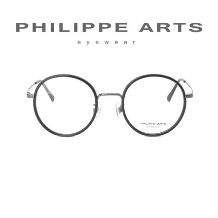 필립아츠 안경테 PA5004/D-C3 동글이 솔텍스 뿔테 가벼운 안경 남자 여자 패션 국내제작