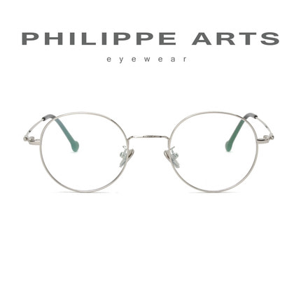 필립아츠 명품 안경테 1718051-C3 동글이 메탈 얇은테 남자 여자 가벼운 안경 패션