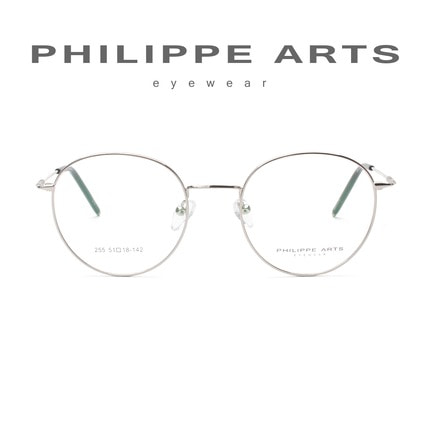 필립아츠 명품 안경테 255-C1-3 가벼운 메탈테 얇은 은테 남자 여자 패션 안경