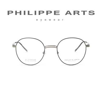 필립아츠 티타늄 안경테 IP도금 ST9180-C5 핸드메이드 동글이 초경량 패션 안경