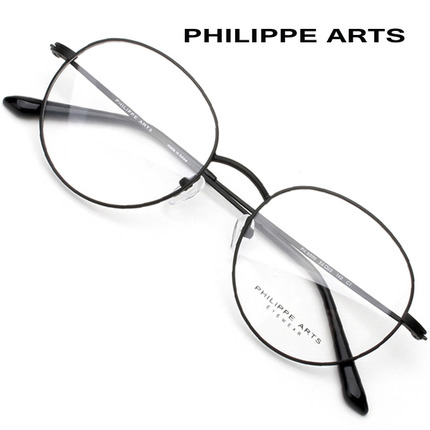 필립아츠 안경테 PA8006-C2 가벼운 동글이 메탈테 남자 여자 패션 안경 국내제작