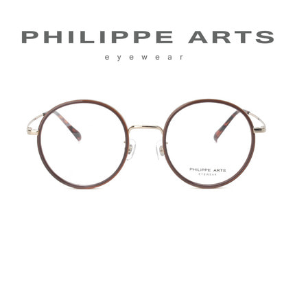 필립아츠 안경테 PA5004/D-C1 남자 여자 가벼운 동글이 솔텍스 뿔테 빈티지 패션 안경 오버핏 국내제작