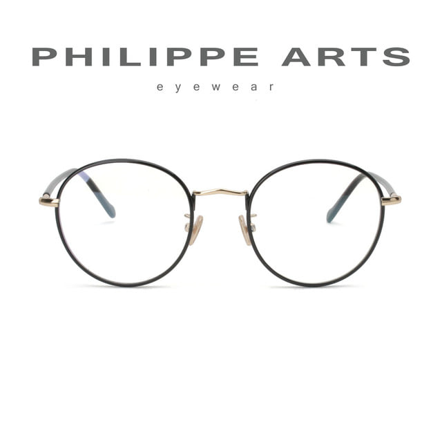 필립아츠 안경테 1718013 C8 동그란 메탈테 편안한 안경