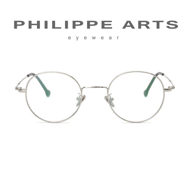 필립아츠 안경테 1718051 C3 동글이 메탈 얇은테 가벼운 안경