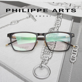 필립아츠 안경테 SE6055-C2 고급진 사각 뿔테 안경