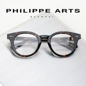 필립아츠 안경테 MI6048-C02 뿔테 동그란 안경
