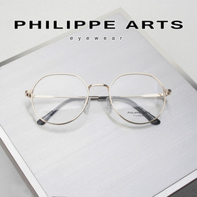 필립아츠 안경테 PA5002/D-C1 동그란 남자 안경