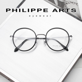 필립아츠 안경테 PA5004/D-C3 가벼운 라운드 안경