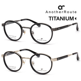 어나더루트 티타늄 안경테 솔텍스 가벼운 동그란 안경