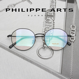 필립아츠 명품 안경테 1718050-C1 유니크한 라운드 메탈테 남자 여자 편안한 가벼운안경