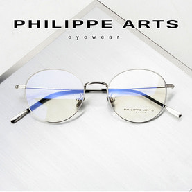 필립아츠 안경테 52111-C4 스테인레스 동그란 은테 남자 여자 패션 안경