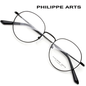 필립아츠 안경테 PA8001-C1 동글이 메탈테 남자 여자 패션 가벼운 안경 국내제작