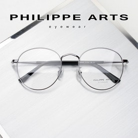 필립아츠 안경테 PA5005/D-C3 동그란 메탈테 남자 여자 패션 얇은 안경 국내제작