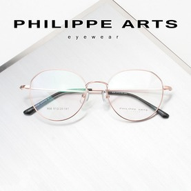 필립아츠 명품 안경테 958-C28 메탈테 라운드 남자 여자 패션 인기 안경