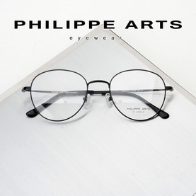 필립아츠 안경테 PA5006_D-C4 심플한 동글이 오버핏 가벼운 메탈테 남자 여자 패션 안경 국내제작