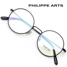 필립아츠 안경테 1718052-C1 심플한 메탈테 동글이 패션 안경 남자 여자