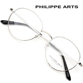 필립아츠 안경테 PA8006-C7 가벼운 동글이 메탈테 남자 여자 패션 안경 국내제작
