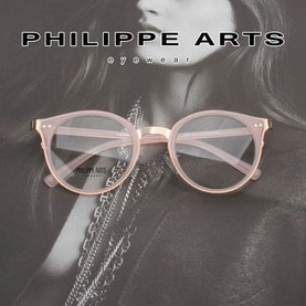 필립아츠 명품 안경테 2229-C2 라운드 반투명 뿔테 안경 남자 여자 패션
