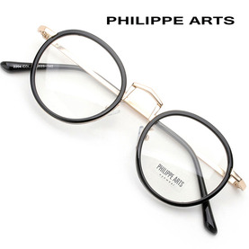 필립아츠 안경테 2204-C2 동글이 뿔테 남자 여자 패션 안경