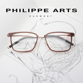 필립아츠 안경테 SE6029-C3 가벼운 사각 뿔테 안경 남자 여자 패션 오버핏