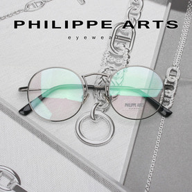 필립아츠 명품 안경테 1718017-C4 동글이 메탈테 데일리 패션 안경 남자 여자 오버핏