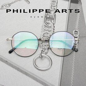 필립아츠 명품 안경테 1718050-C5 유니크한 라운드 메탈테 가벼운안경 남자 여자 패션