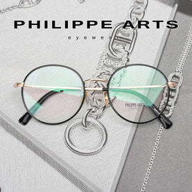 필립아츠 명품 안경테 1718058-C3 심플한 메탈테 라운드 남자 여자 패션 안경