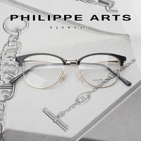 필립아츠 안경테 PA5050/F-C01 동그란 하금테 남자 여자 패션 편안한 안경 국내제작