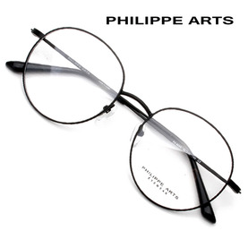 필립아츠 안경테 PA8003-C2 남자 여자 동글이 메탈테 얇고 가벼운 패션 안경 국내제작