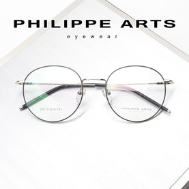필립아츠 명품 안경테 255-C3-3  동글이 메탈테 남자 여자 패션 얇은 초경량 가벼운 안경