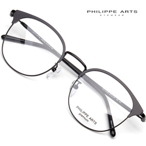 필립아츠 안경테 PA7006K-C3 가벼운 메탈테 라운드 남자 여자 패션 안경 오버사이즈