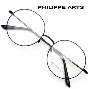 필립아츠 안경테 PA8005 C2 오버사이즈 편안한 동글이 안경 메탈테