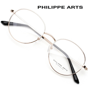 필립아츠 안경테 PA8006 C6 가벼운 동글이 메탈테 안경