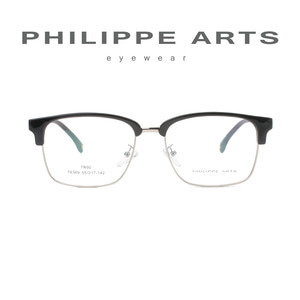 필립아츠 안경테 T6369 C3 가벼운 사각 하금테 오버사이즈 안경