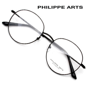 필립아츠 안경테 PA8003 C2 동글이 메탈테 얇고 가벼운 안경