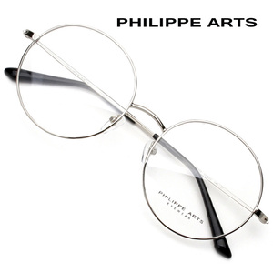 필립아츠 안경테 PA8005 C7 오버사이즈 편안한 동글이 안경 메탈테