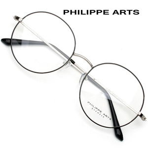 필립아츠 안경테 PA8005 C4 오버사이즈 편안한 동글이 안경 메탈테
