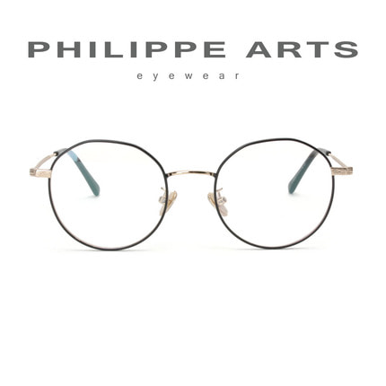 필립아츠 명품 안경테 1718050-C4 라운드 메탈테 남자 여자 가벼운 패션 안경