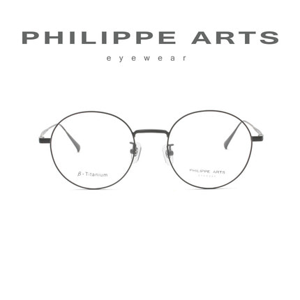 필립아츠 베타 티타늄 안경테 PD5057_DT-C1 초경량 가벼운 동글이 안경 남자 여자 NO알러지 핸드메이드