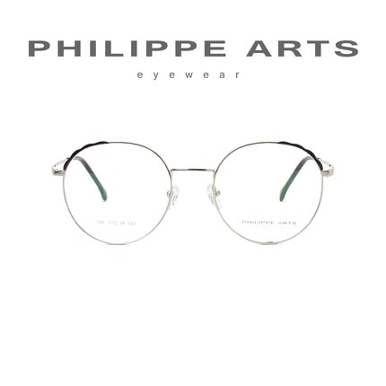 필립아츠 명품 안경테 386-C1-3 동글이 포인트 메탈테 가벼운 남자 여자 패션 안경