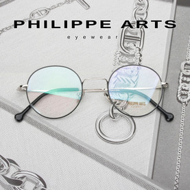 필립아츠 명품 안경테 1718051-C5 메탈테 라운드 가벼운 편안한 안경 남자 여자 패션