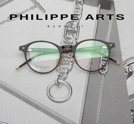 필립아츠 안경테 SE6059-C2 동그란 뿔테 안경 남자 여자 가벼운 패션