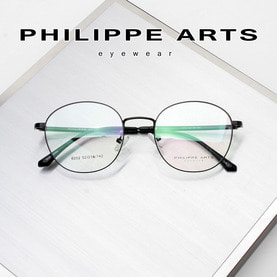 필립아츠 명품 안경테 6052-C1 가볍고 편한 메탈테 동글이 남자 여자 패션 안경