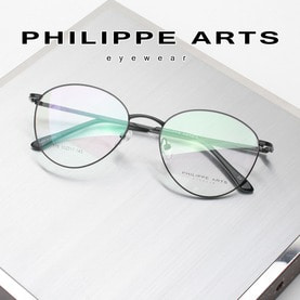필립아츠 명품 안경테 176-C4  남자 여자 가벼운 메탈 패션 안경 동글이
