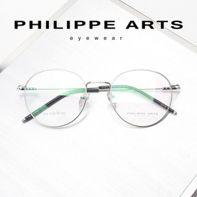 필립아츠 명품 안경테 255-C1-3 가벼운 메탈테 얇은 은테 남자 여자 패션 안경